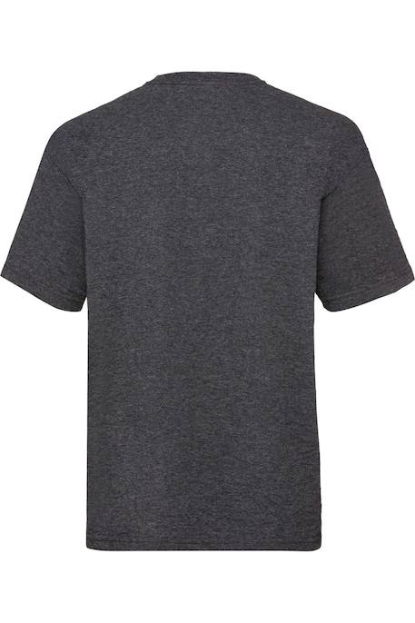 T-shirt coton valueweight Gris foncé chiné+Vert chiné rétro 2 - vertbaudet enfant 