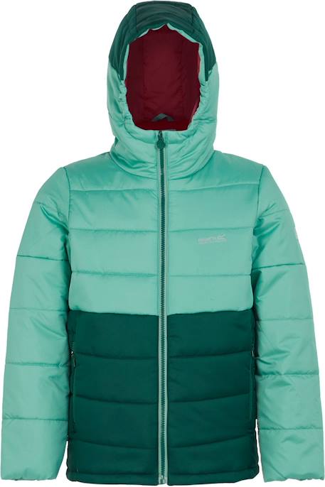 Veste isolante lofthouse  viii Bleu de gris / bleu ciel+Vieux vert / forêt tropicale 5 - vertbaudet enfant 