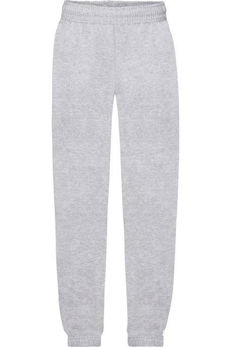 Pantalon de jogging coton classic Gris chiné 1 - vertbaudet enfant 