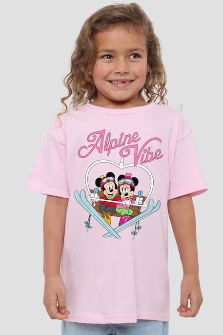 T-shirt mickey mouse coton disney alpine vibes Rose 3 - vertbaudet enfant 