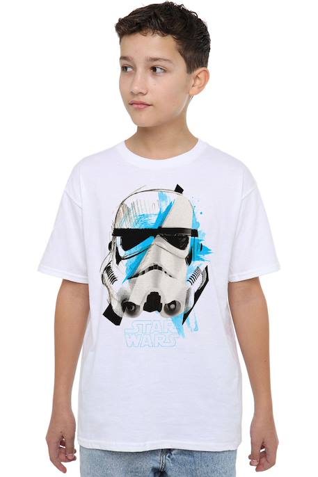 T-shirt coton star wars Stormtrooper Blanc 3 - vertbaudet enfant 