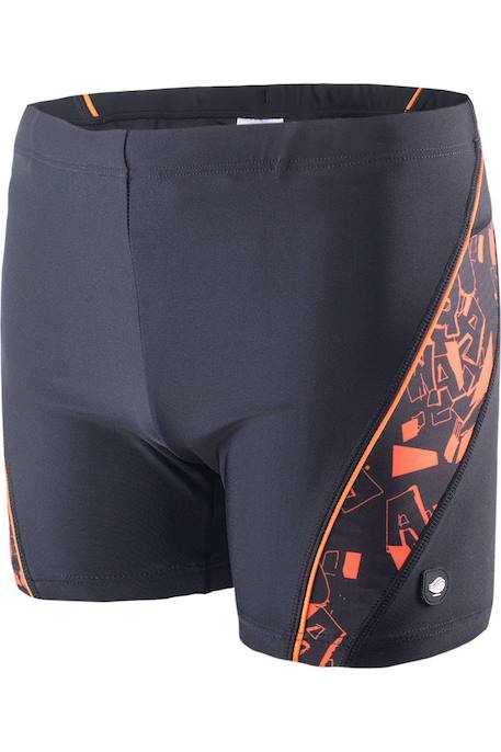 Short de bain motif/style logo  fiero Noir / noir 3 - vertbaudet enfant 