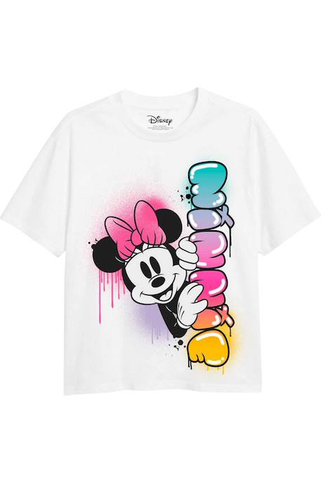T-shirt motif minnie mouse coton disney Blanc 1 - vertbaudet enfant 