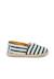 Espadrilles rayures style camping bande élastique Bleu+Vert 7 - vertbaudet enfant 