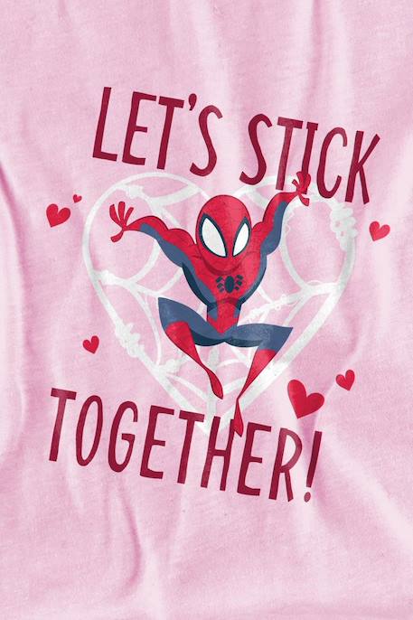 T-shirt coton stick together Rose 2 - vertbaudet enfant 