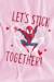 T-shirt coton stick together Rose 2 - vertbaudet enfant 