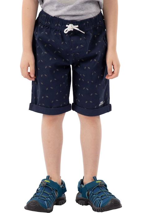 Short décontracté coton publish Bleu marine / gris 6 - vertbaudet enfant 