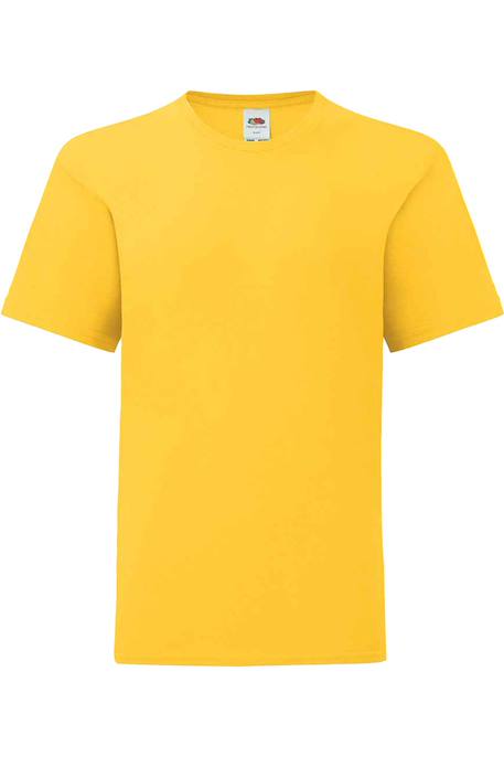 T-shirt coton peigné et filé à l'anneau iconic Azur+Bleu ciel+Bleu marine+Bleu marine sombre+Bleu roi+Graphite clair+Noir+Orange+Rouge+Tournesol+Vert de gris+Vert forêt+Vert kelly+Vert pâle 25 - vertbaudet enfant 