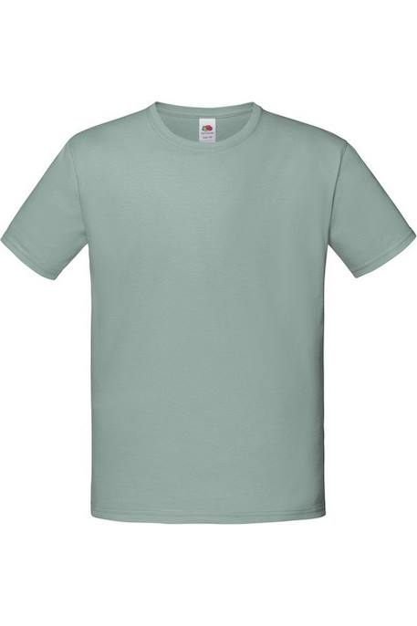 T-shirt iconic coton peigné et filé à l'anneau 150 Noir+Orange+Rouge+Tournesol+Vert de gris+Vert forêt+Vert kelly+Vert pâle 13 - vertbaudet enfant 