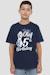T-shirt olaf coton la reine des neiges chillin like olaf Bleu marine 4 - vertbaudet enfant 
