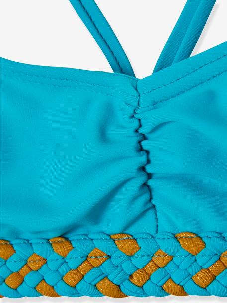 Maillot de bain 2 pièces fille TURQUOISE FONCE 3 - vertbaudet enfant 