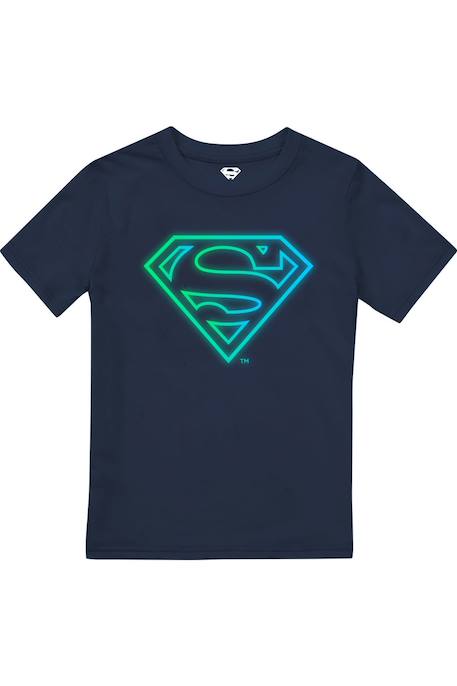 T-shirt motif logo coton Bleu marine 1 - vertbaudet enfant 