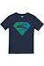 T-shirt motif logo coton Bleu marine 1 - vertbaudet enfant 