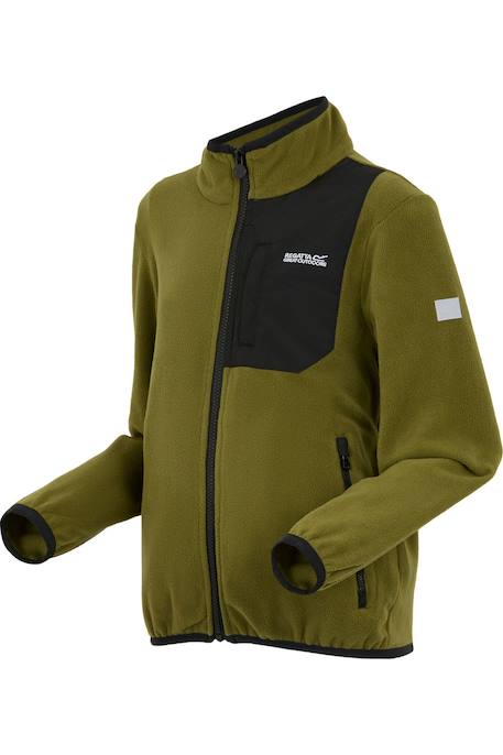 Veste polaire frankie Bleu olympien+Gris orage+Vert néphrite 12 - vertbaudet enfant 