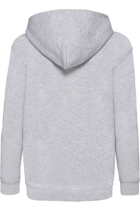 Sweat à capuche coton Blanc+Bleu marine sombre+Bleu roi+Gris chiné+Noir+Rouge 11 - vertbaudet enfant 