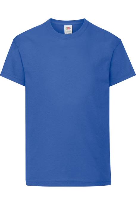 T-shirt coton original Azur+Bleu ciel+Bleu marine+Bleu marine sombre+Bleu roi+Jaune+Noir+Olive classique+Orange+Rouge+Rouge orangé+Tournesol+Vert bouteille+Vert citron+Vert kelly+Violet 13 - vertbaudet enfant 