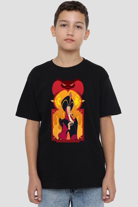 T-shirt coton aladdin the evil sorcerer Noir 4 - vertbaudet enfant 