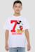 T-shirt 7ème anniversaire motif mickey mouse coton disney Blanc 4 - vertbaudet enfant 
