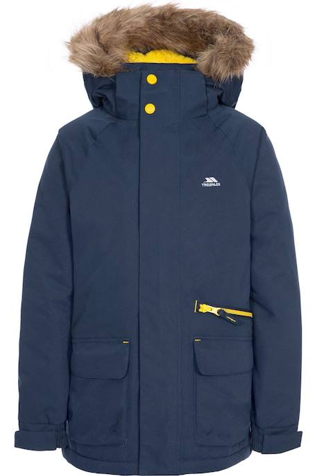 Parka enfant upbeat Bleu marine+Gris foncé 1 - vertbaudet enfant 