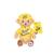 Peluche - peluche officielle ours tour de france - maillot et casquette vainqueur étape jaune - 15 cm Jaune 1 - vertbaudet enfant 