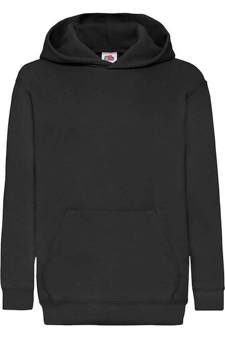 Sweat à capuche enfant coton classic Bleu marine+Bleu marine sombre+Bleu roi+Noir+Rose clair+Rouge 10 - vertbaudet enfant 