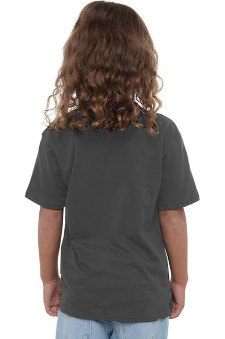 T-shirt coton Angel Stitch Charbon 5 - vertbaudet enfant 