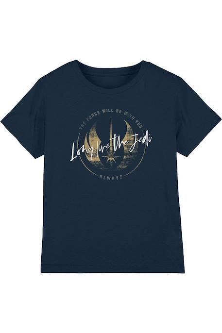 Garçon-T-shirt motif obi-wan kenobi coton star wars long live the jedi