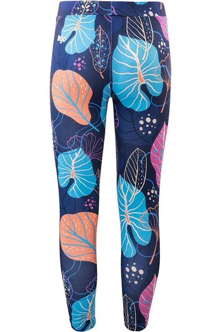 Legging motif/style feuilles tropicales  pike Bleu marine 2 - vertbaudet enfant 