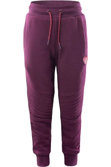 Pantalon de jogging coton tigos Violet foncé 1 - vertbaudet enfant 