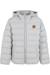 Doudoune garçon avec capuche matelassée Blanc / bleu marine+Bleu+Gris loup+Noir 9 - vertbaudet enfant 