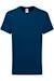 T-shirt en coton peigné de qualité supérieure Bleu+Bleu roi+Canneberge+Noir+Rouge+Vert 1 - vertbaudet enfant 