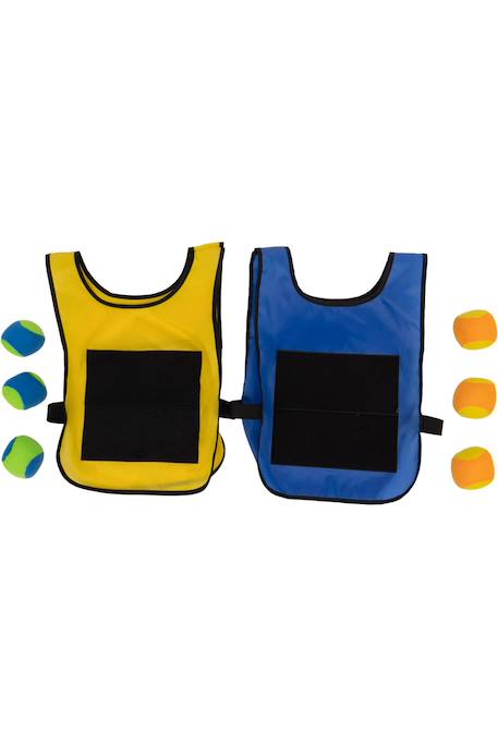 Ballon de dodgeball  quickdodge Jaune / bleu 3 - vertbaudet enfant 
