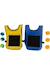 Ballon de dodgeball  quickdodge Jaune / bleu 3 - vertbaudet enfant 