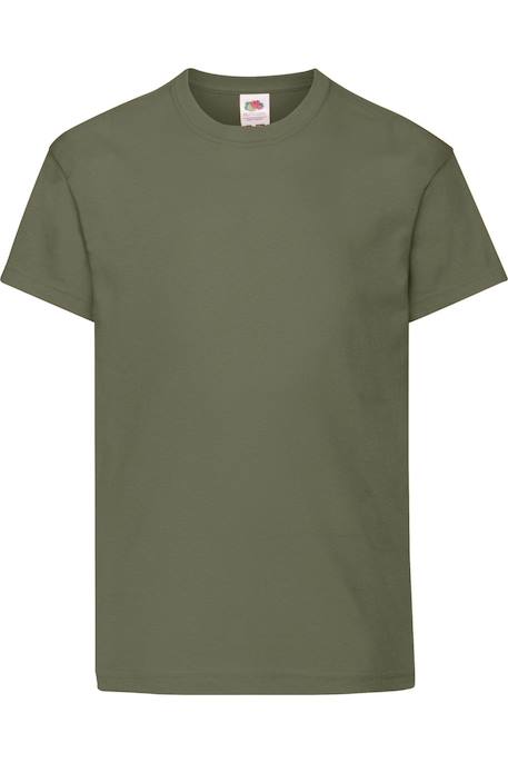 T-shirt coton original Azur+Bleu ciel+Bleu marine+Bleu marine sombre+Bleu roi+Jaune+Noir+Olive classique+Orange+Rouge+Rouge orangé+Tournesol+Vert bouteille+Vert citron+Vert kelly+Violet 22 - vertbaudet enfant 