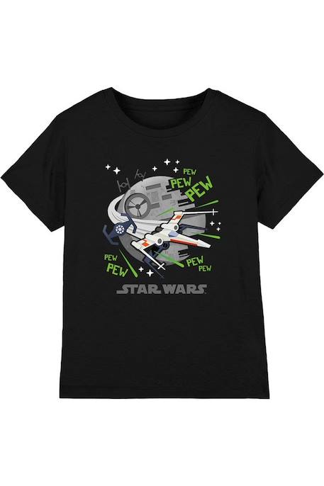 Fille-T-shirt motif aile-x coton star wars pew pew