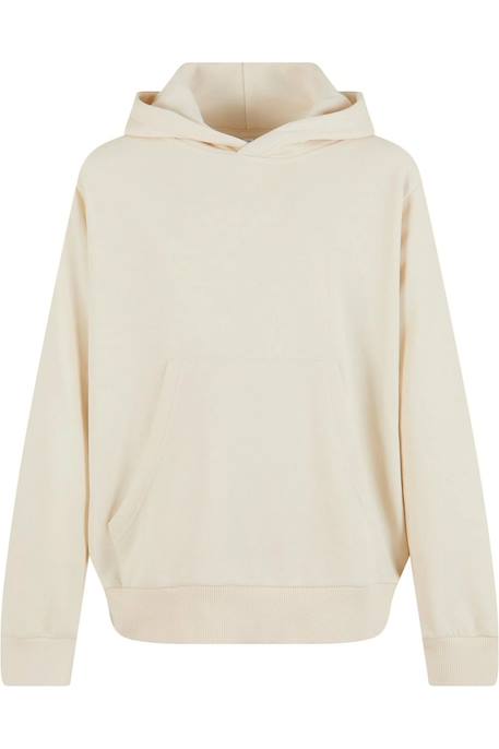 Sweat à capuche coton Noir+Sable blanc 5 - vertbaudet enfant 