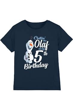 Garçon-T-shirt, polo, sous-pull-T-shirt-T-shirt olaf coton la reine des neiges chillin like olaf