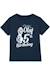 T-shirt olaf coton la reine des neiges chillin like olaf Bleu marine 1 - vertbaudet enfant 