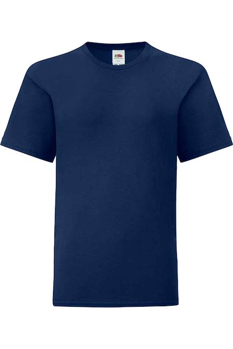 T-shirt coton peigné et filé à l'anneau iconic Azur+Bleu ciel+Bleu marine+Bleu marine sombre+Bleu roi+Graphite clair+Noir+Orange+Rouge+Tournesol+Vert de gris+Vert forêt+Vert kelly+Vert pâle 6 - vertbaudet enfant 