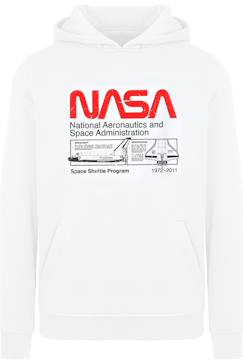 -Sweat à capuche coton nasa