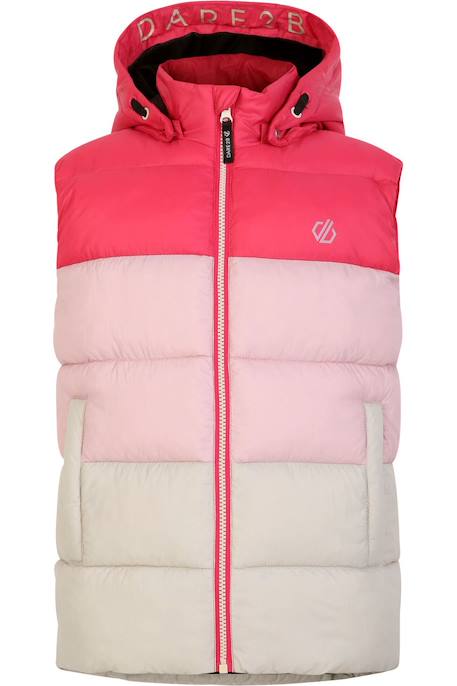 Veste sans manches   jolly Rose foncé / mauve pâle 1 - vertbaudet enfant 