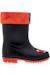 Bottes de pluie  frise Saphir foncé / orange 3 - vertbaudet enfant 