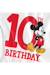 T-shirt 10ème anniversaire motif mickey mouse coton disney Blanc 3 - vertbaudet enfant 
