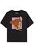T-shirt motif visage coton bambi Noir 1 - vertbaudet enfant 