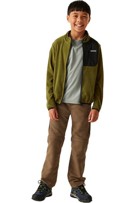 Veste polaire frankie Bleu olympien+Gris orage+Vert néphrite 13 - vertbaudet enfant 