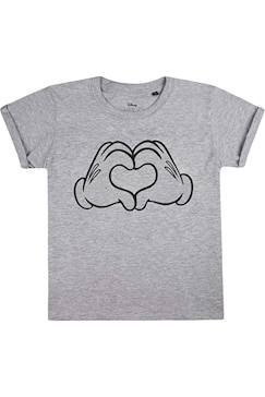 T-shirt style mickey mouse coton disney love hands  - vertbaudet enfant