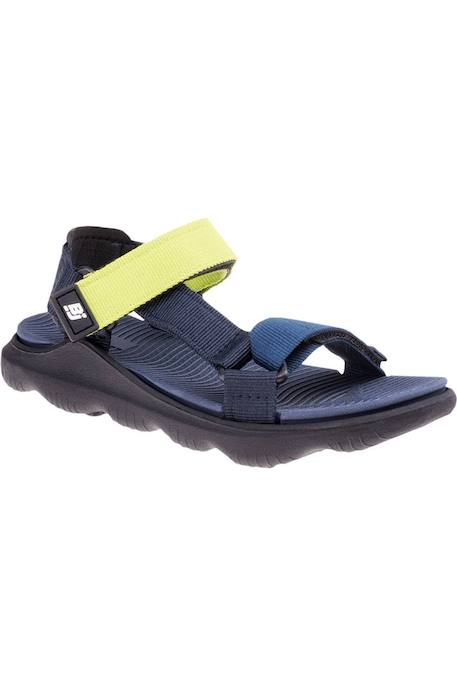 Sandales  mileri Saphir foncé / bleu sarcelle mat / vert citron 1 - vertbaudet enfant 