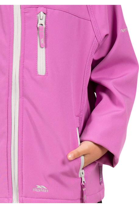 Veste softshell  kian Noir+Pourpre+Rose 12 - vertbaudet enfant 