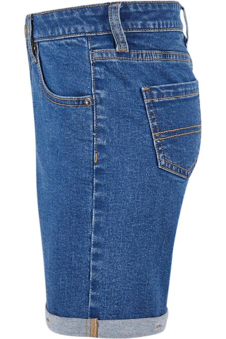 Short coton Bleu clair délavé 3 - vertbaudet enfant 