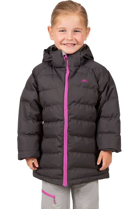 Doudoune polyester amira Fraise+Gris foncé+Vert sombre 7 - vertbaudet enfant 